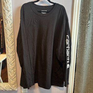 Mens Carhartt Work Wear Casual Cotton Long Sleeve Loose Fit 3XL